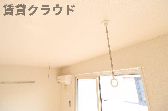 モナリエ稲成町の設備|あると嬉しい！室内物干しがあります♪