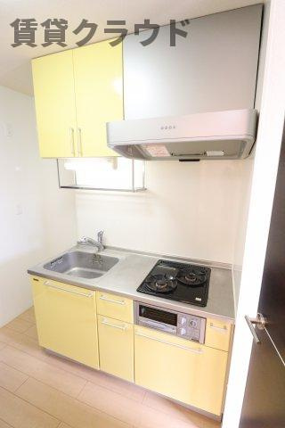 モナリエ稲成町のキッチン|毎日使うキッチンがオシャレだとテンションあがりますよね♪