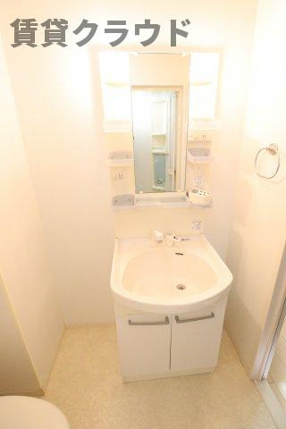 モナリエ稲成町の洗面所|忙しい朝には欠かせない洗面所です！