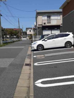 駐車場に車を止められます
