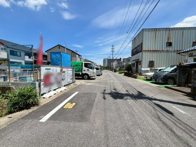 タマタウン　瑞穂市祖父江（牛牧小）　全2区画分譲の前面道路含む現地写真|「現地（2026年7月14日）撮影」
■前面道路　
■ヤマダ不動産　株式会社リライフ