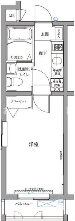 エスパシオ西高島平【おとり物件なし】#学生・社会人にオススメ！初期費用分割払いOK！の間取り