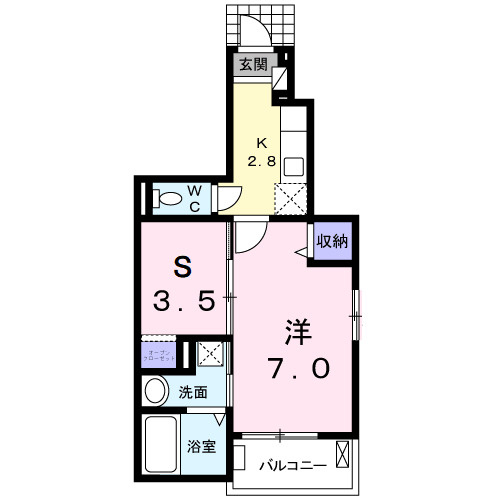 プリート　カーサの間取り