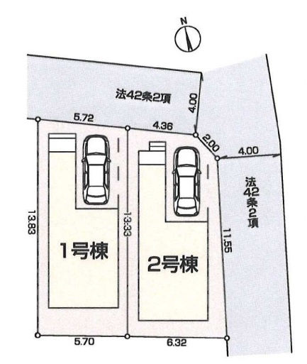 リーブルガーデン八王子市元横山町第1期2号棟♪　八王子エリア｜15帖超LDK×長期優良住宅の新築3LDKの区画図