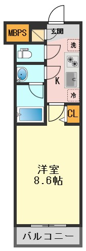 クレヴィスタ柴又の間取り