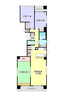 【間取り】 | マルソ松が谷 | 間取りです。