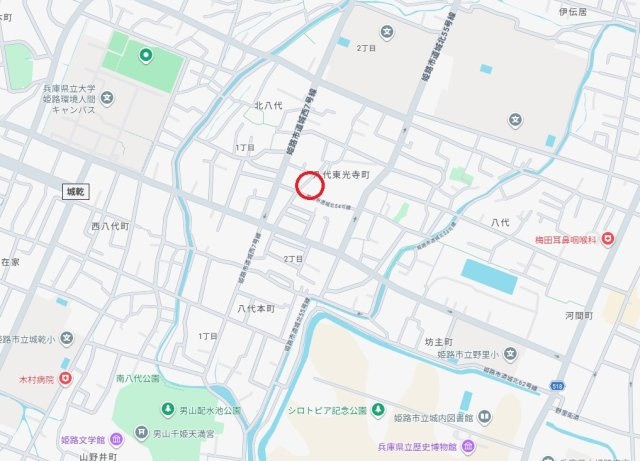 姫路市八代東光寺町　　中古戸建の地図