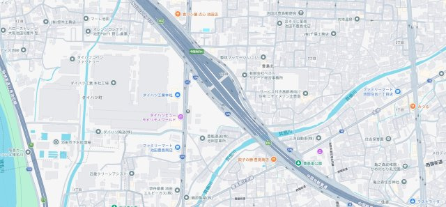 池田市豊島北　第1期　売土地の地図