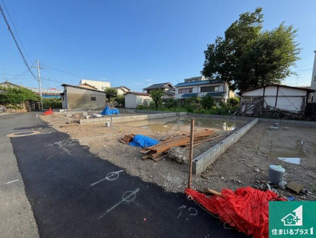 池田市豊島北　第1期　売土地の前面道路含む現地写真|周辺は落ち着いた街並みの住宅地！子育てがしやすい住環境です！