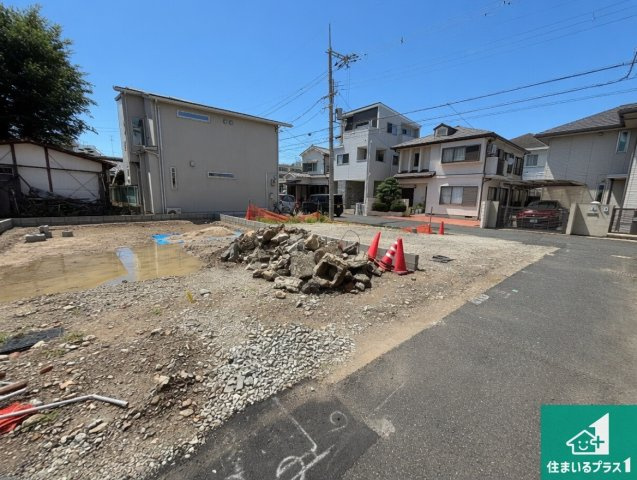 池田市豊島北　第1期　売土地の前面道路含む現地写真|周辺は落ち着いた街並みの住宅地！子育てがしやすい住環境です！