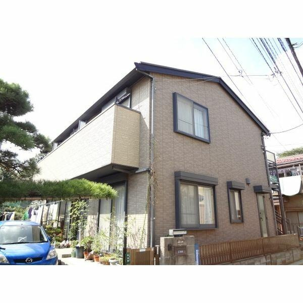 川崎市高津区下作延５丁目のアパートの外観
