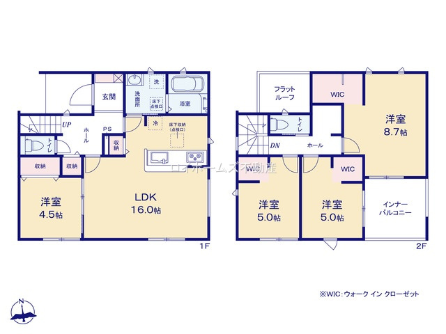 【間取り】 | 名古屋市中川区赤星３丁目2813『仲介料無料』新築戸建て | 1号棟