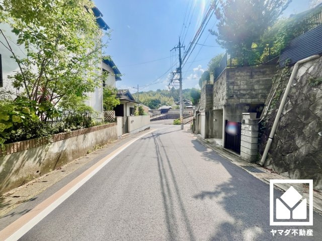伏見区桃山町伊庭の前面道路含む現地写真