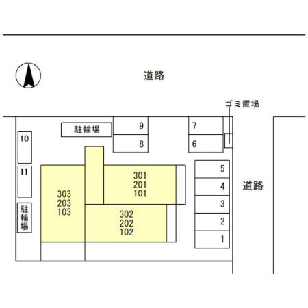 VentVert(ｳﾞｧﾝｳﾞｪｰﾙ)小金台の区画図