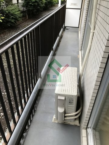 SKマンションのバルコニー