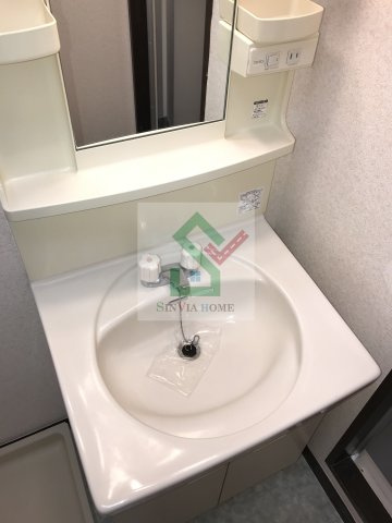 SKマンションの独立洗面台