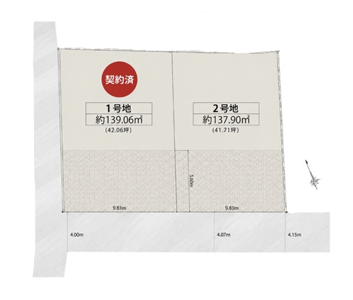 福岡市城南区友丘1丁目第3-2棟（2号棟）の区画図|配置図（2号棟）