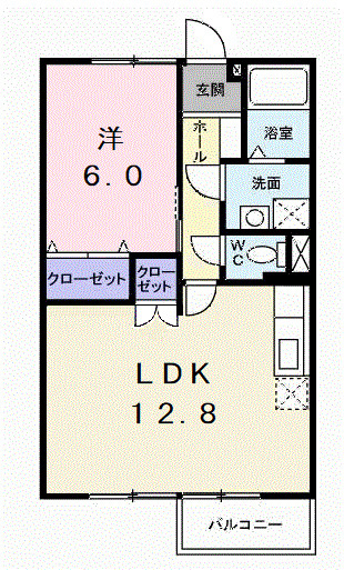 スカイハイツ川井の間取り