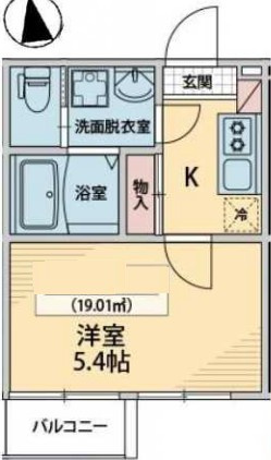 Nクレールの間取り