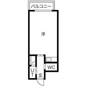 S-CREA御堂筋本町の間取り