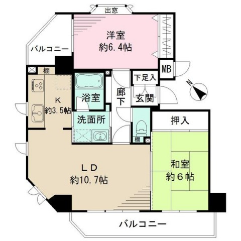 広島市南区段原１丁目の賃貸マンション
