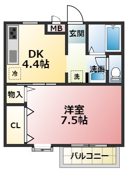 トレゾールMの間取り