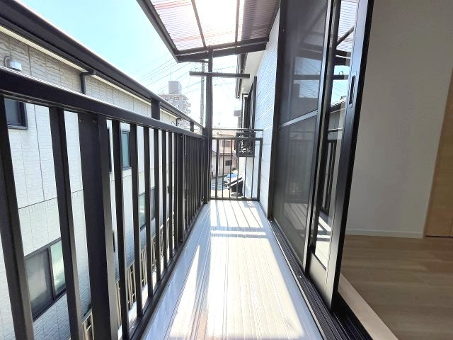 南区呼続一丁目　売戸建のバルコニー|南面バルコニーにつき洗濯物がよく乾きます！