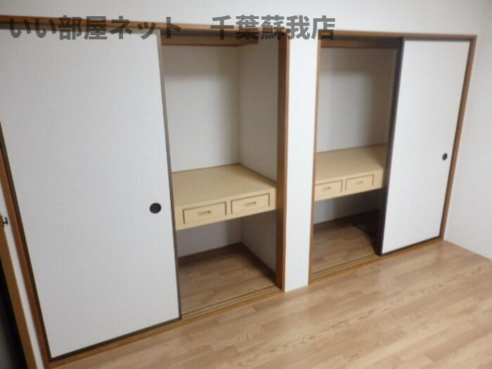 エクレール五井西　ＡＢの収納|小物を収納するのに便利です