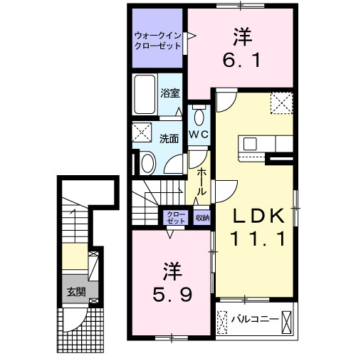 【間取り】 | ひだまり　１