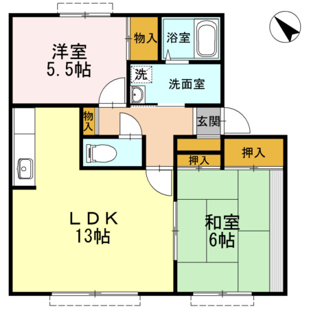 ミーツハオスＫⅡの間取り