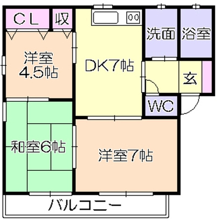 フレグランスシオンの間取り