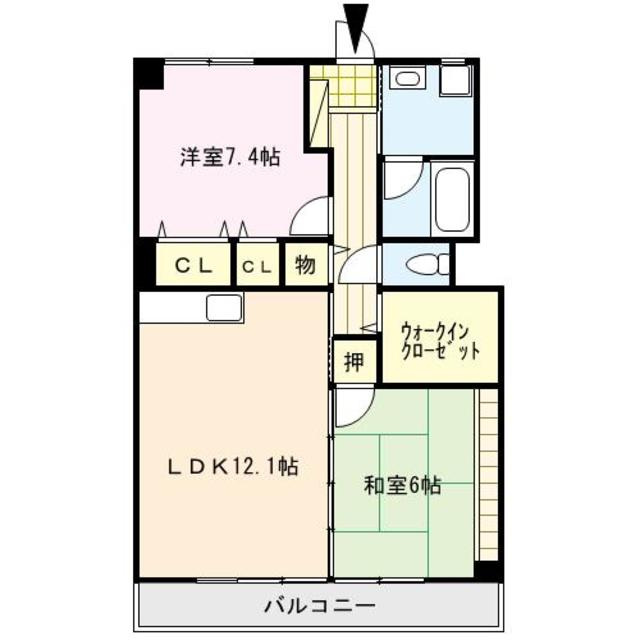 クロスロードの間取り