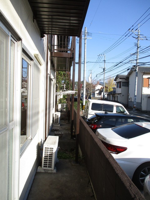 コーポ中村のバルコニー|落ち着いた時間を過ごせるバルコニーです