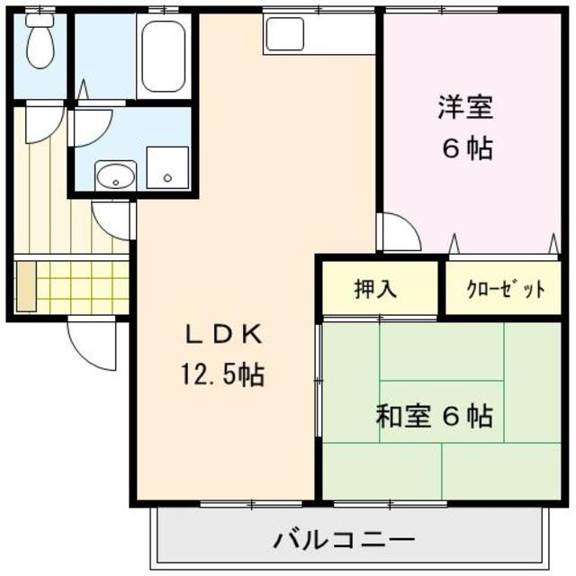 シャルムⅠの間取り