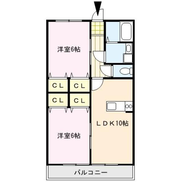 クインズコートの間取り