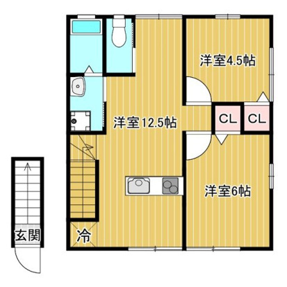 ブルーハイツの間取り