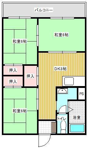 サンコーポシライシの間取り