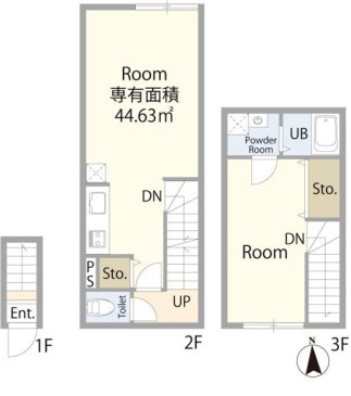 エテルノヴァローレ葛西の間取り