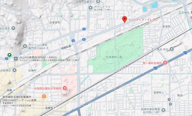 ウィンディアの地図