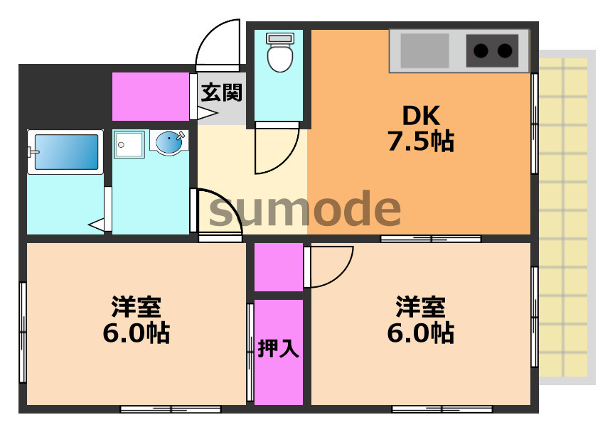 ウィンディアの間取り
