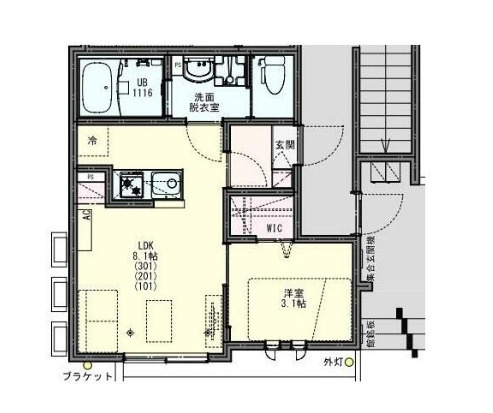 KLEIS西大宮Ⅱの間取り