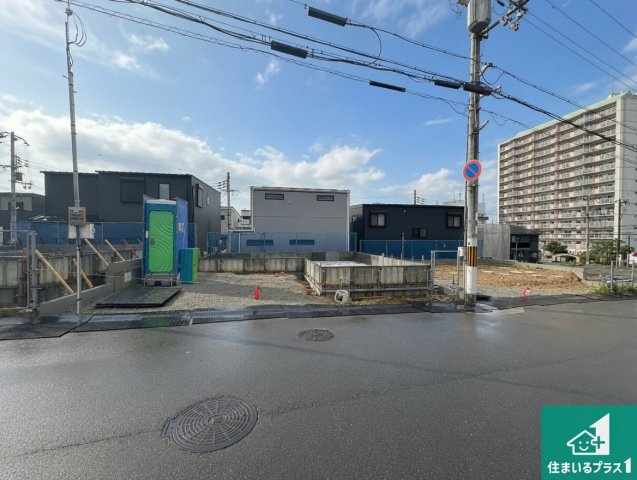 神戸市垂水区清水が丘　第1期　新築一戸建ての外観|周辺は落ち着いた街並みの住宅地！子育てがしやすい住環境です！まだ未完成ですが、現地でしかわからない事もございます。是非一度ご覧ください。
