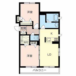 シャーメゾン南茨木の間取り