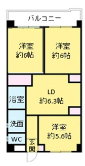 【間取り】 | サンパーク三園