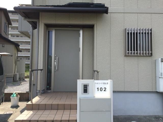 ベルリード流山Ⅱのエントランス
