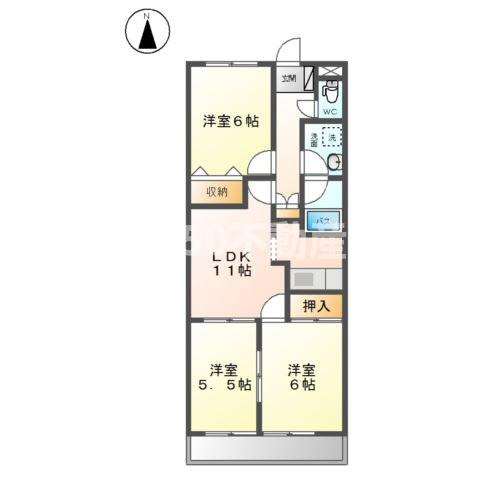 ルミナスＫＭの間取り