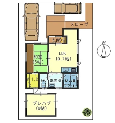 和歌山市楠本の間取り