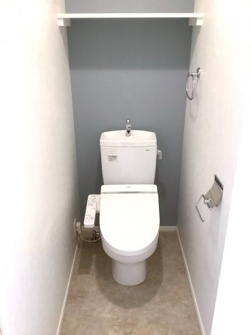 エンクレスト博多駅前ARTのトイレ|ゆったりとした空間のトイレです