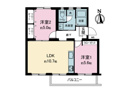 【間取り】 | 48.99㎡の2LDKです