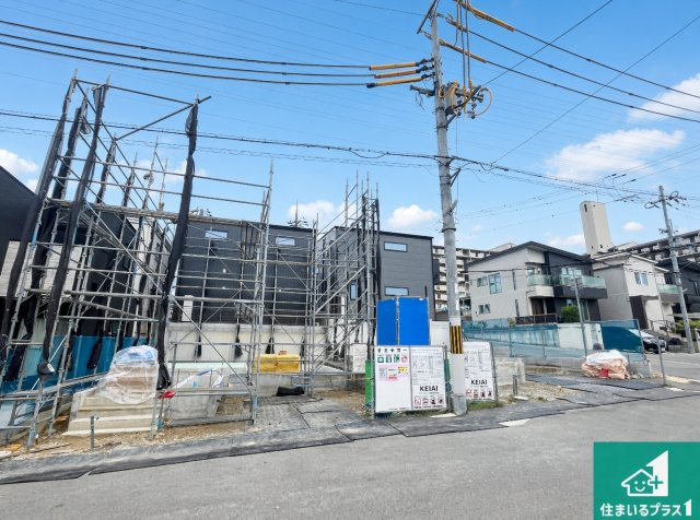 神戸市垂水区清水が丘　第1期　新築一戸建ての外観|周辺は落ち着いた街並みの住宅地！子育てがしやすい住環境です！まだ未完成ですが、現地でしかわからない事もございます。是非一度ご覧ください。